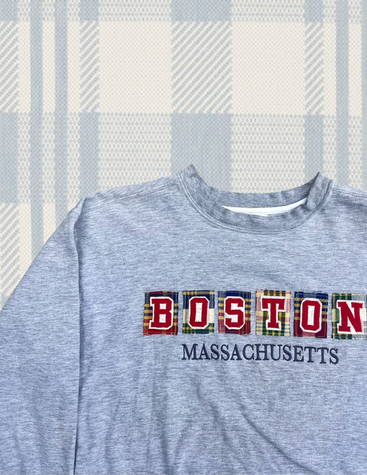 Boston MA Patchwork Crew (XL)