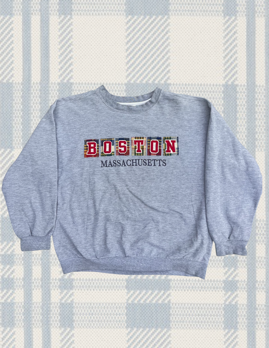 Boston MA Patchwork Crew (XL)
