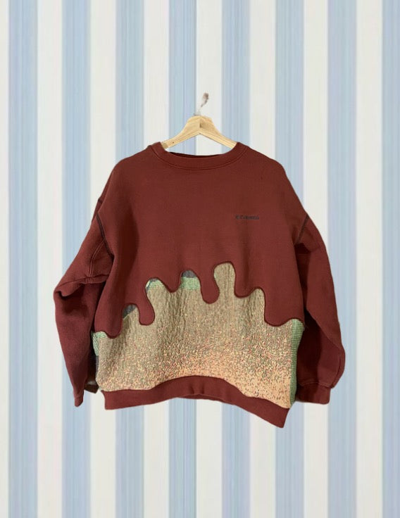 Maroon Upcycled Crew