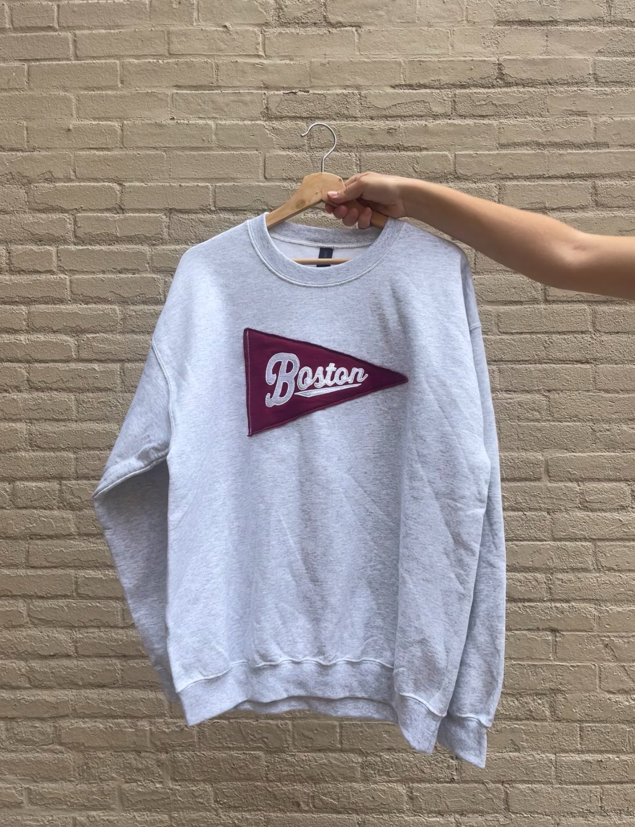 Vintage Inspired Boston Crew