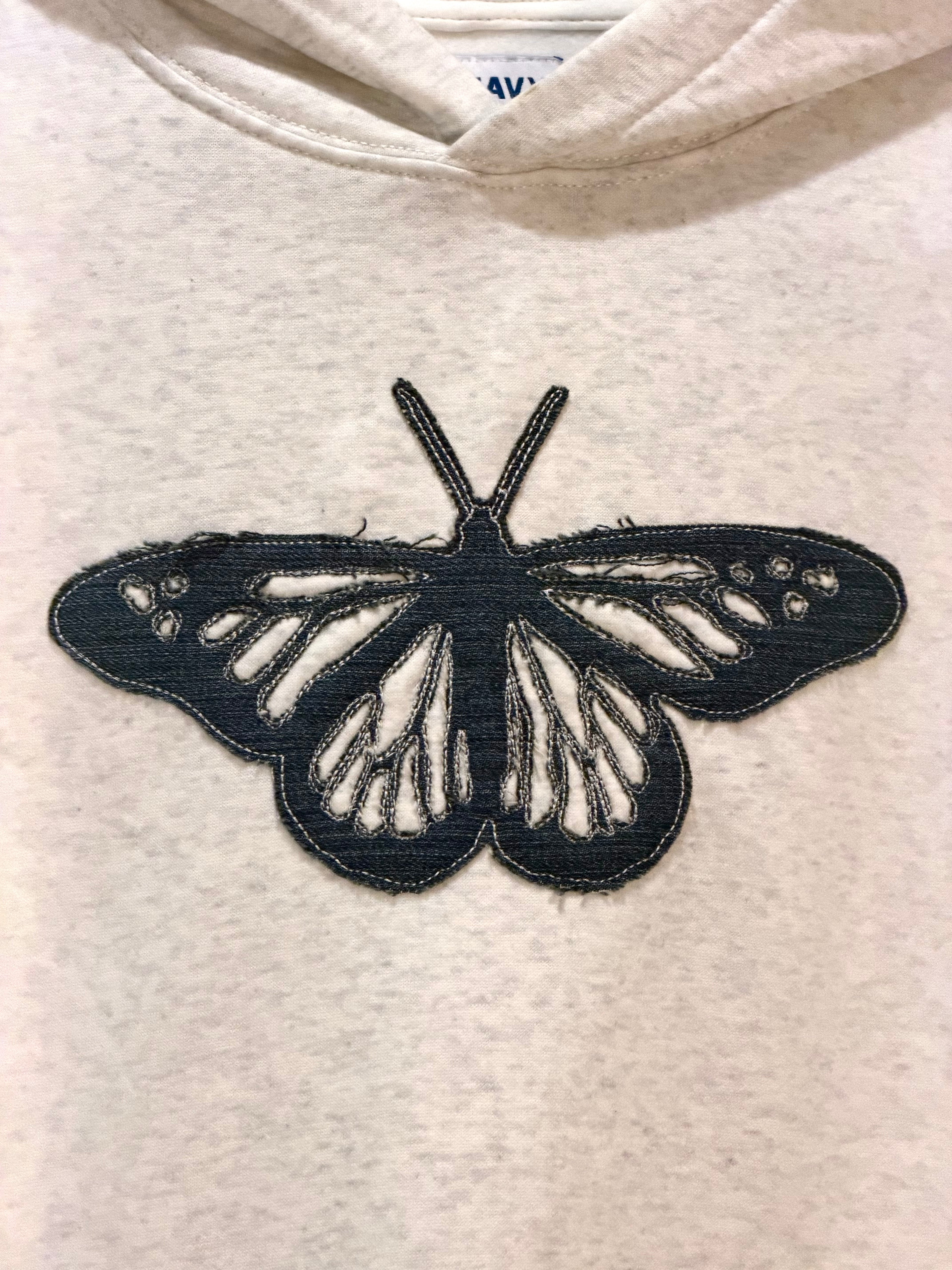 Butterfly Cutout Hoodie (L)