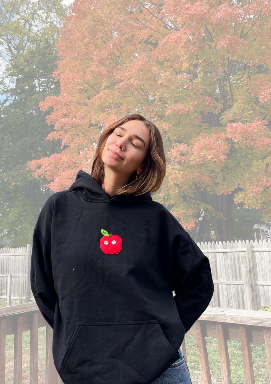 Apple Eyes Hoodie (L)
