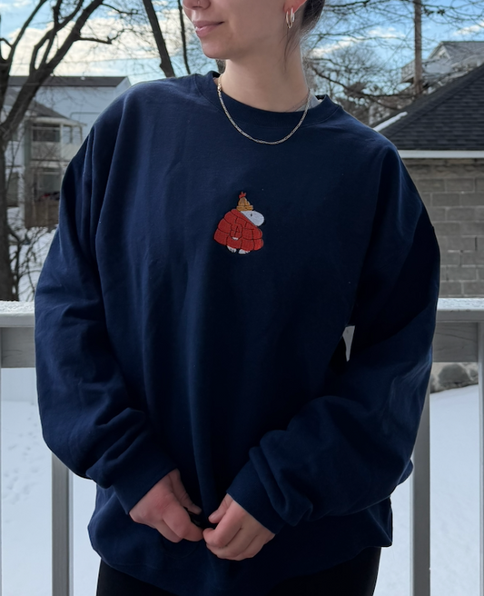 Snoopy Embroidered Crew (XL)