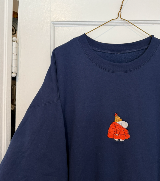Snoopy Embroidered Crew (XL)